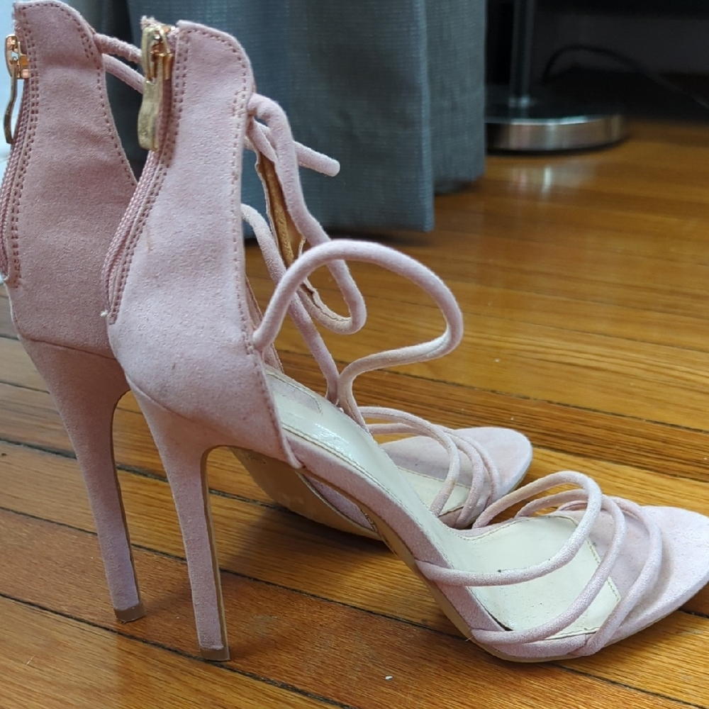 Forever 21 Blush Strappy Heels